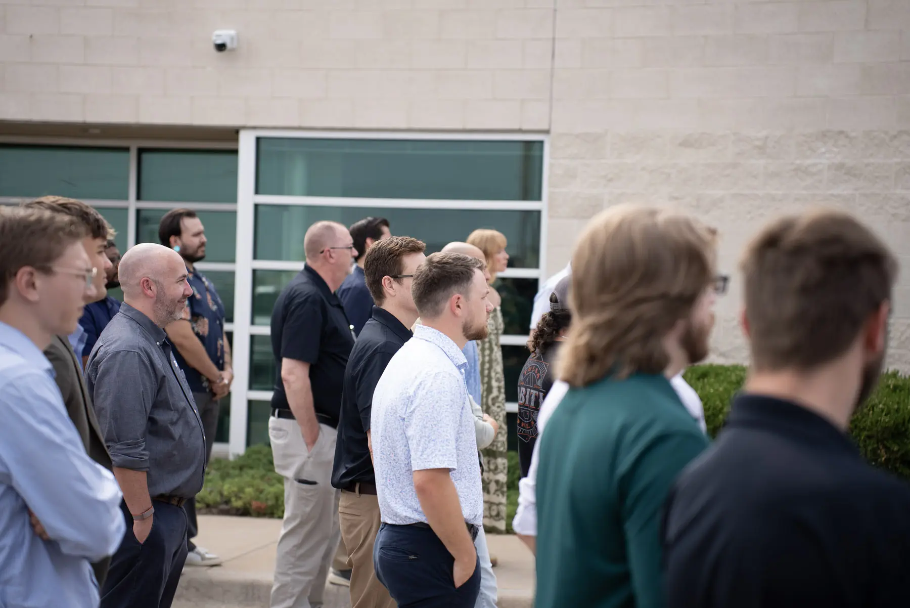 Enegren staff members and guests
