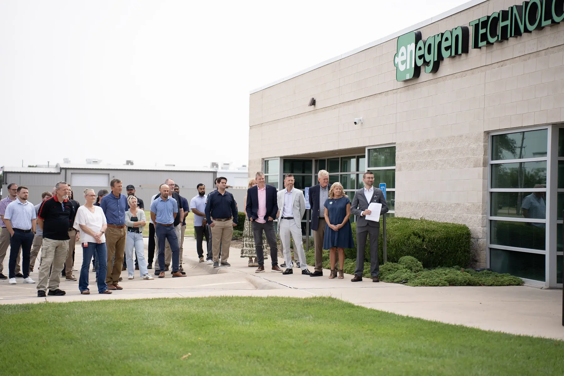 Enegren leaders and staff