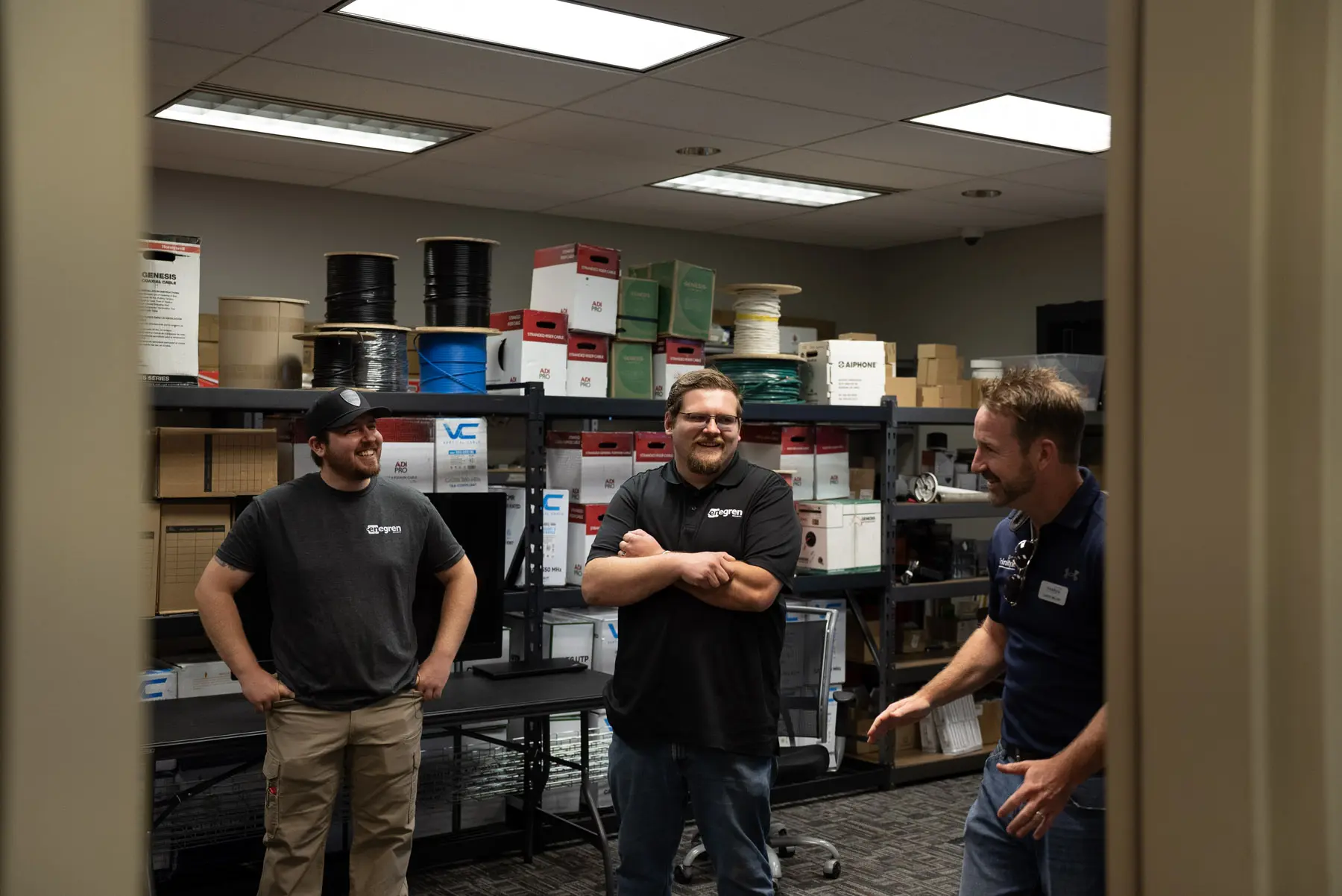 Enegren Security team members Michael and Alex